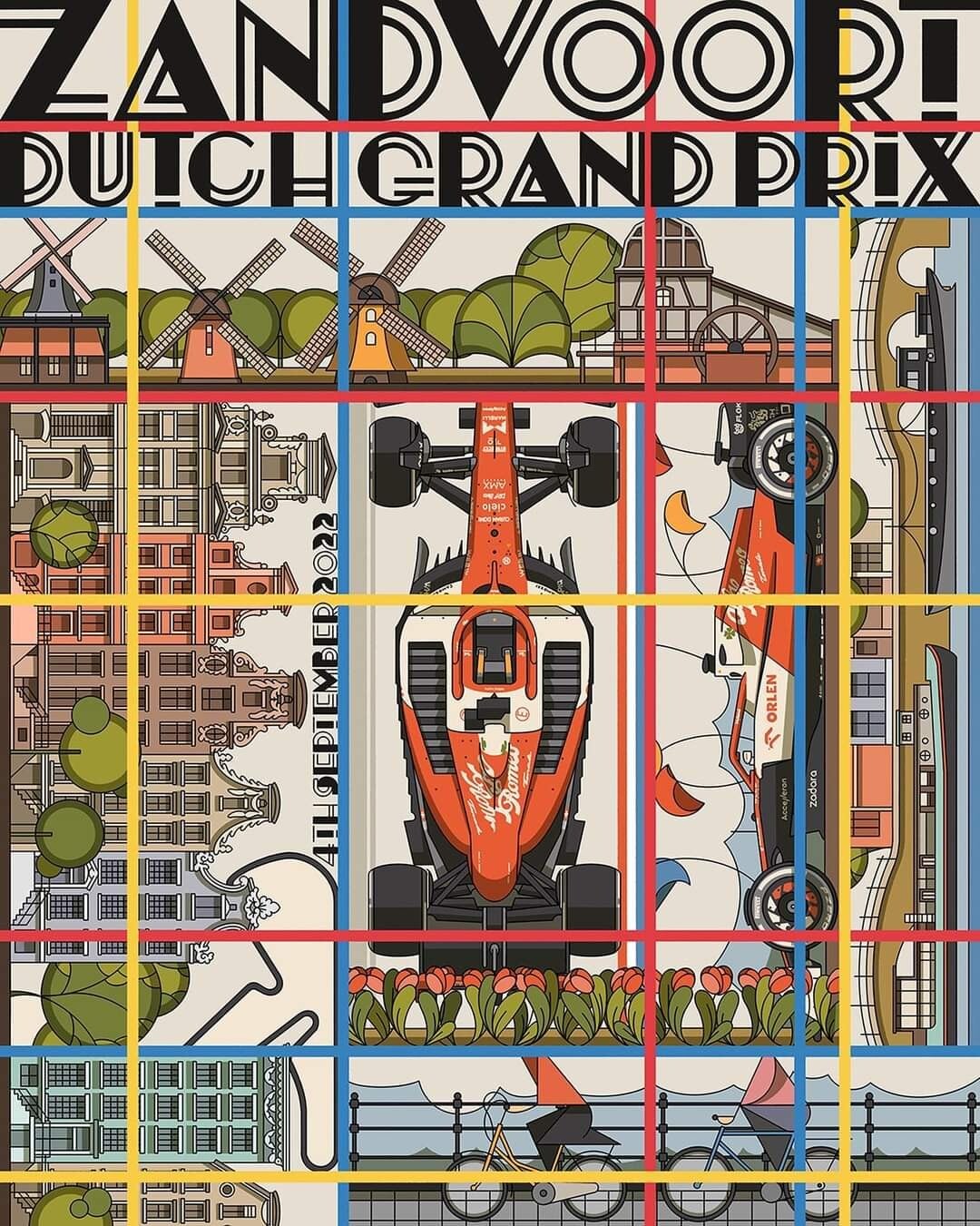 GP Olanda, i poster dei team per la gara di Zandvoort