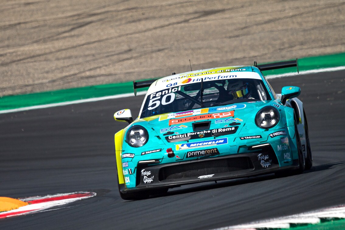 Weekend trionfale di Fenici in casa a Vallelunga in Carrera Cup