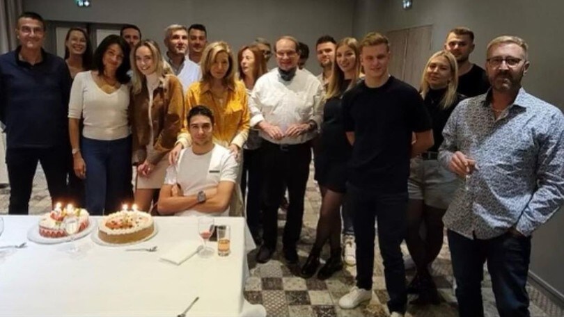 Ocon, anche Mick Schumacher alla festa di compleanno