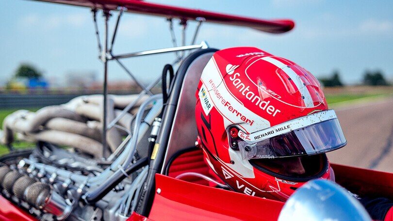 Leclerc, a Fiorano con la Ferrai 312