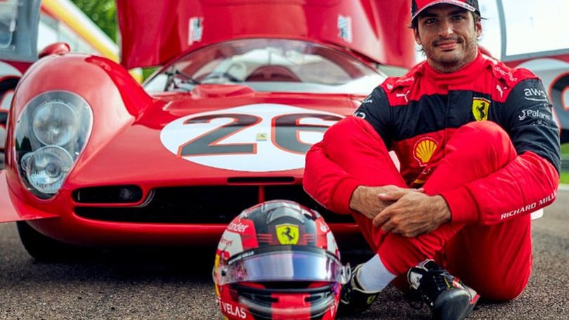 Ferrari, Sainz al volante della 412 P del 1967 a Fiorano