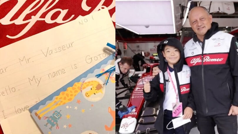 Alfa Romeo, la storia del piccolo fan che spedì 19 euro per sostenere il team