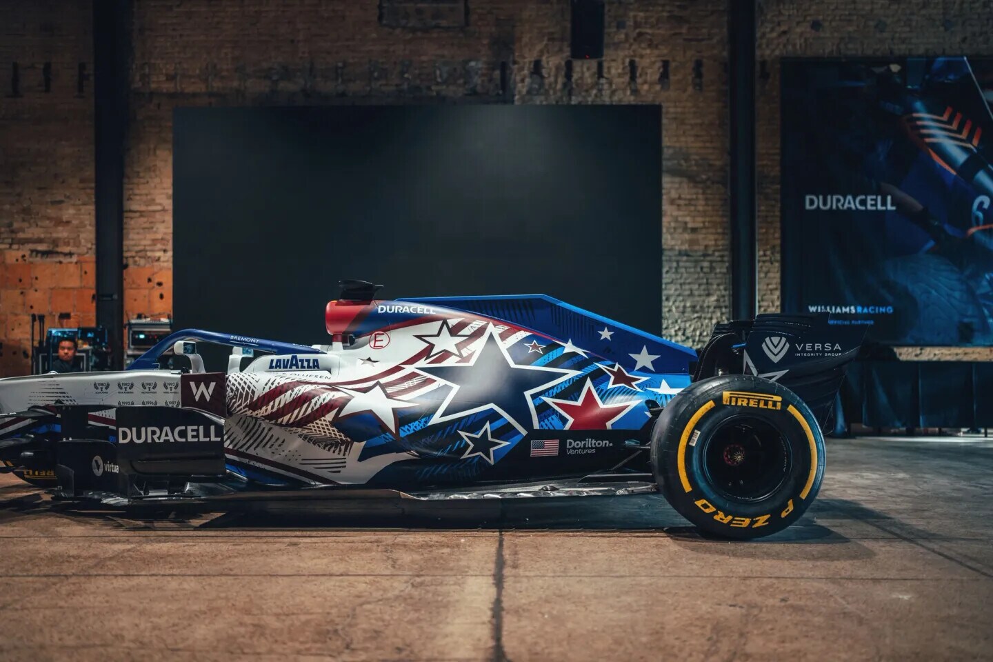 Williams, show car a stelle e strisce per il GP USA