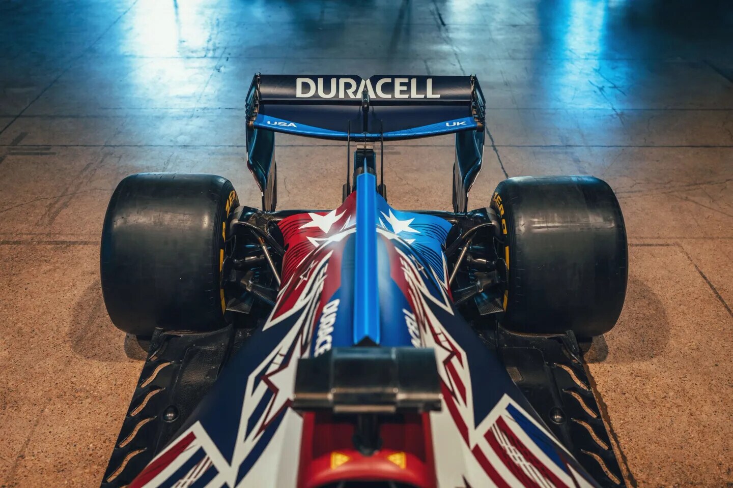 Williams, show car a stelle e strisce per il GP USA