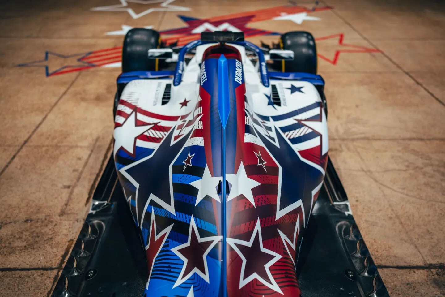 Williams, show car a stelle e strisce per il GP USA