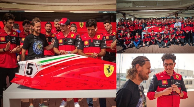Ferrari e la sorpresa da brividi per l'ultimo GP di Sebastian Vettel