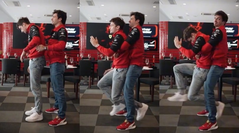 Leclerc e Sainz fanno il "cavallino" su TikTok