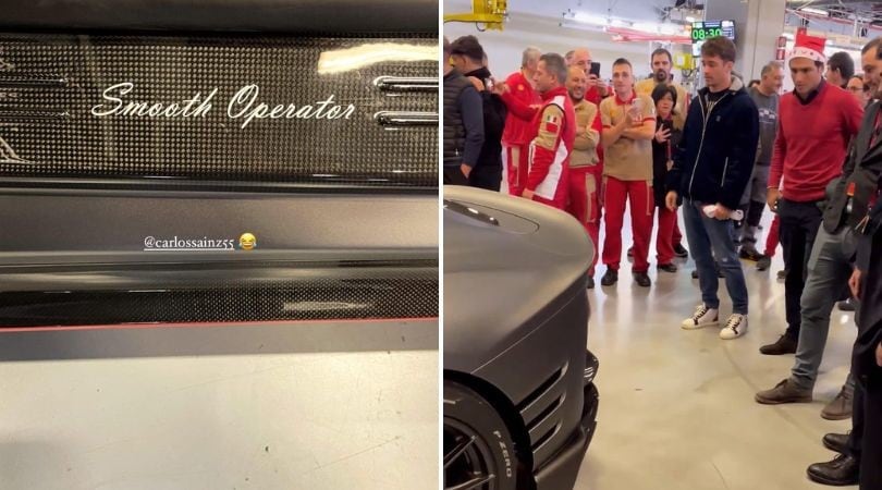 Sainz, una Ferrari speciale per un regalo di Natale in anticipo