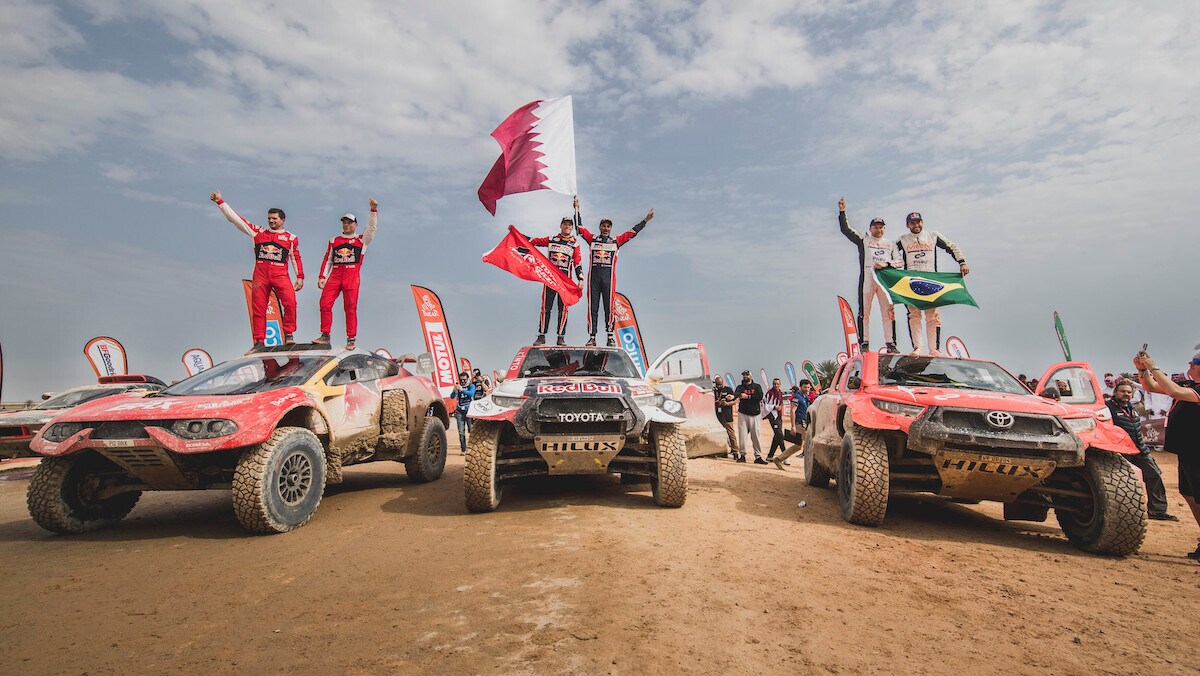 Dakar 2023, Al Attiyah scavalca Vatanen: "Resta il mio idolo"