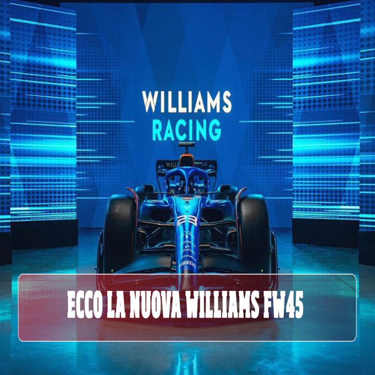 F1 2023, la Williams toglie i veli alla nuova FW45