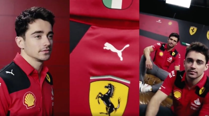 Puma veste Ferrari: Leclerc e Sainz scelgono il rosso e il nero per il 2023