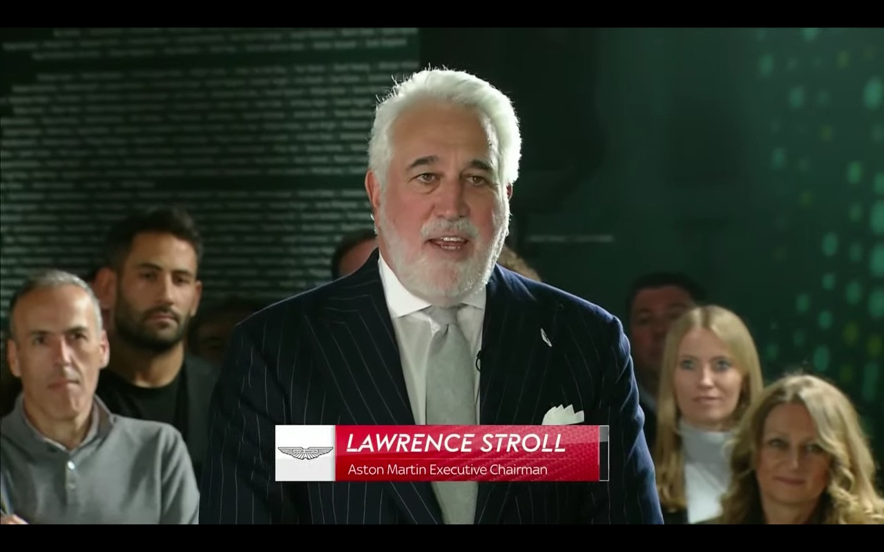 Lawrence Stroll: "L'ambizione dell'Aston Martin è essere leader in F1"