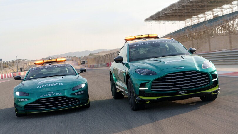 Aston Martin DBX707, ecco la nuova Medical Car della Formula 1