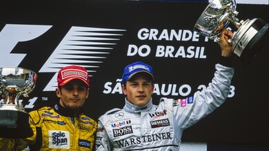 Interlagos 2003, le immagini del rocambolesco GP vinto da Fisichella