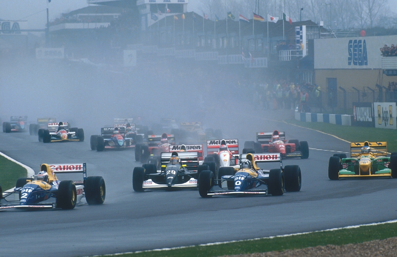 Senna a Donington 1993, quando l'uomo ha battuto la macchina