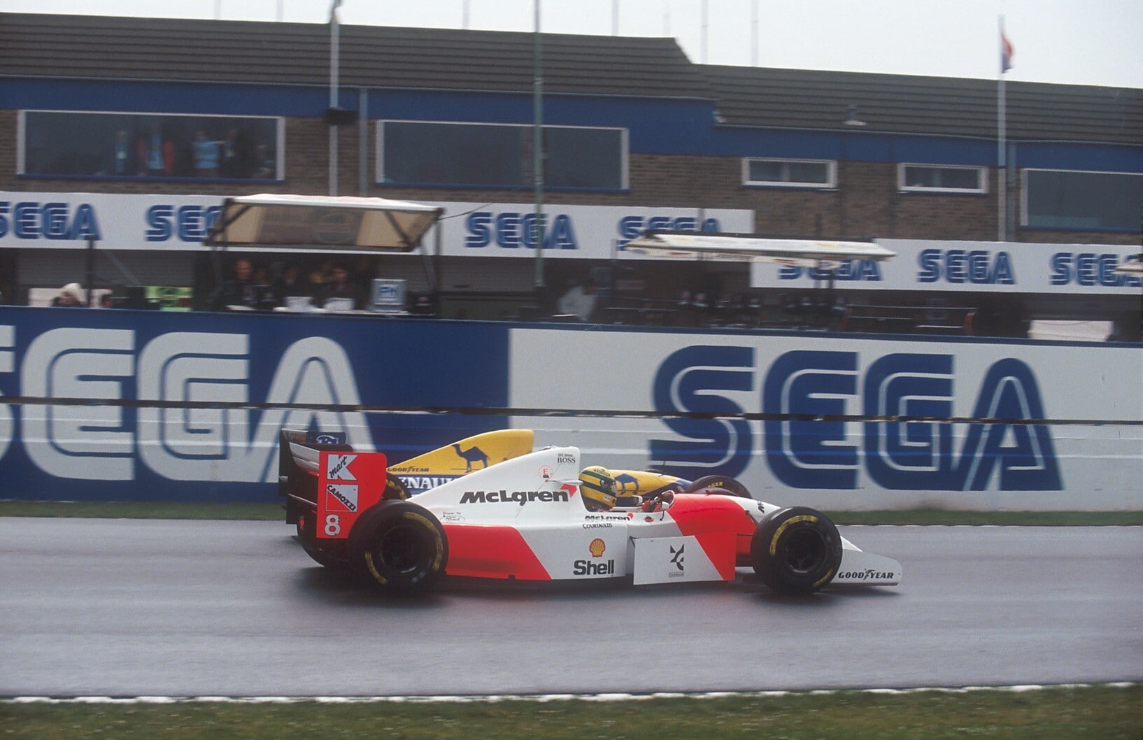 Senna a Donington 1993, quando l'uomo ha battuto la macchina