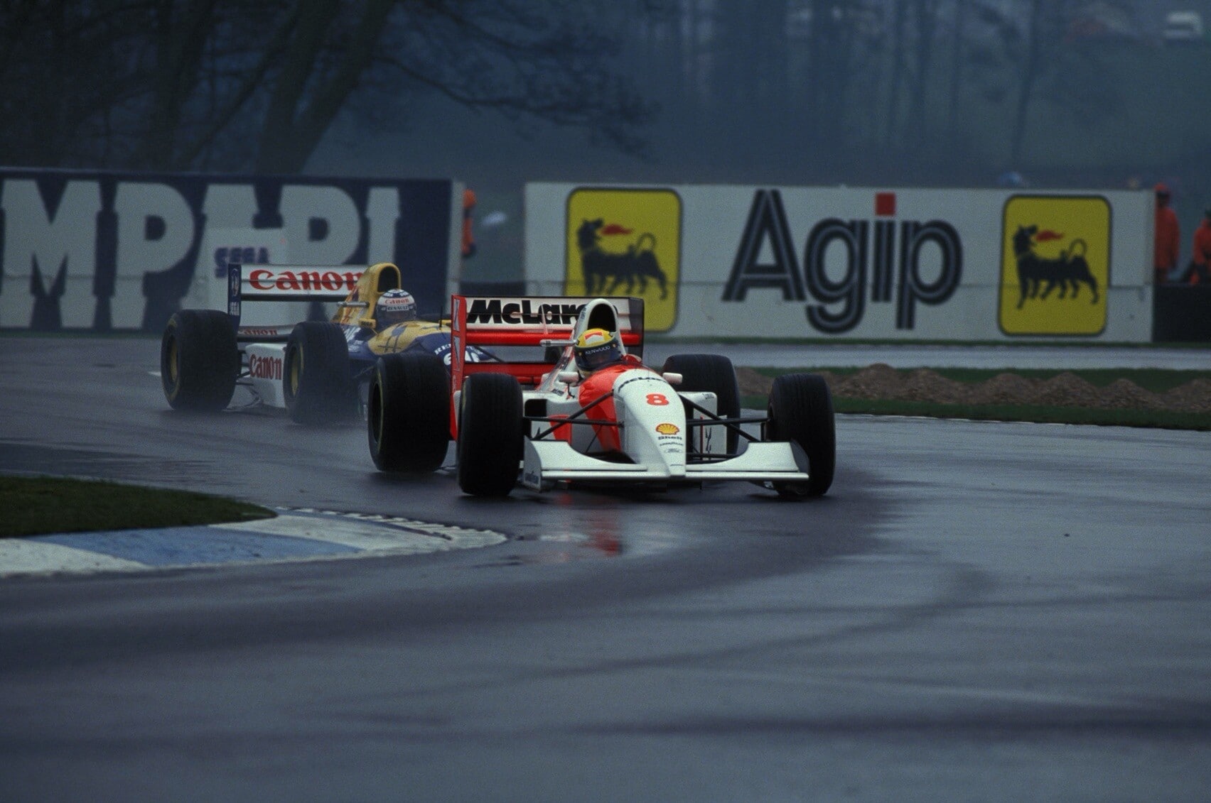 Senna a Donington 1993, quando l'uomo ha battuto la macchina