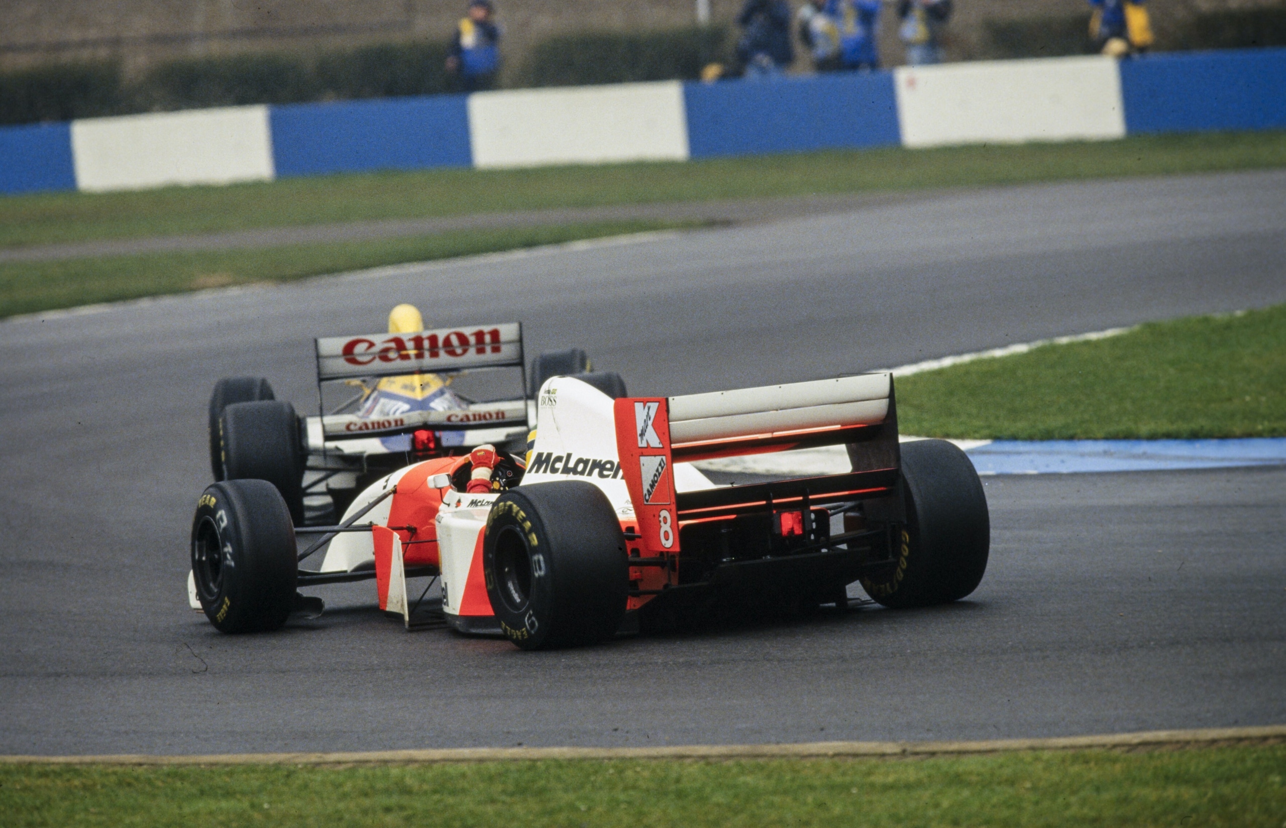 Senna a Donington 1993, quando l'uomo ha battuto la macchina
