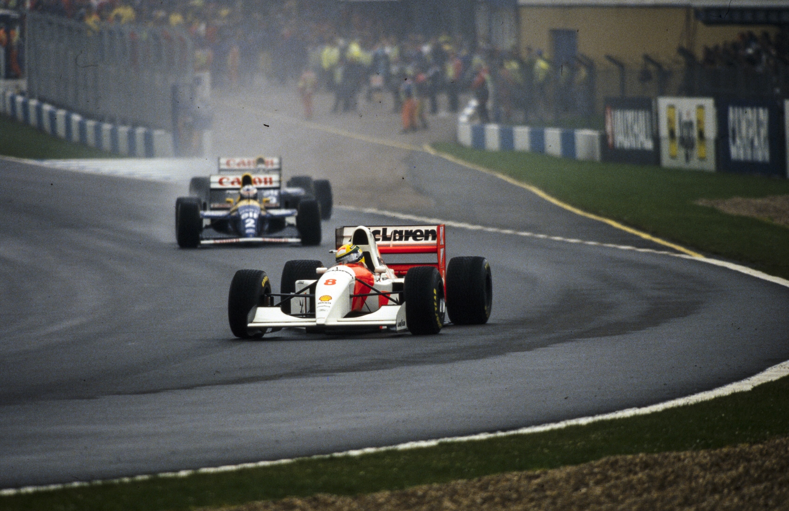 Senna a Donington 1993, quando l'uomo ha battuto la macchina