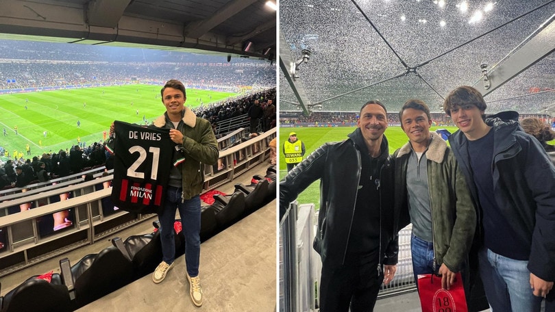 Milan Napoli di Champions, De Vries a San Siro con Ibrahimovich