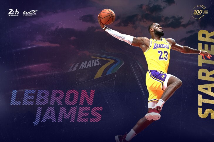 LeBron James darà il via alla 24 Ore di Le Mans
