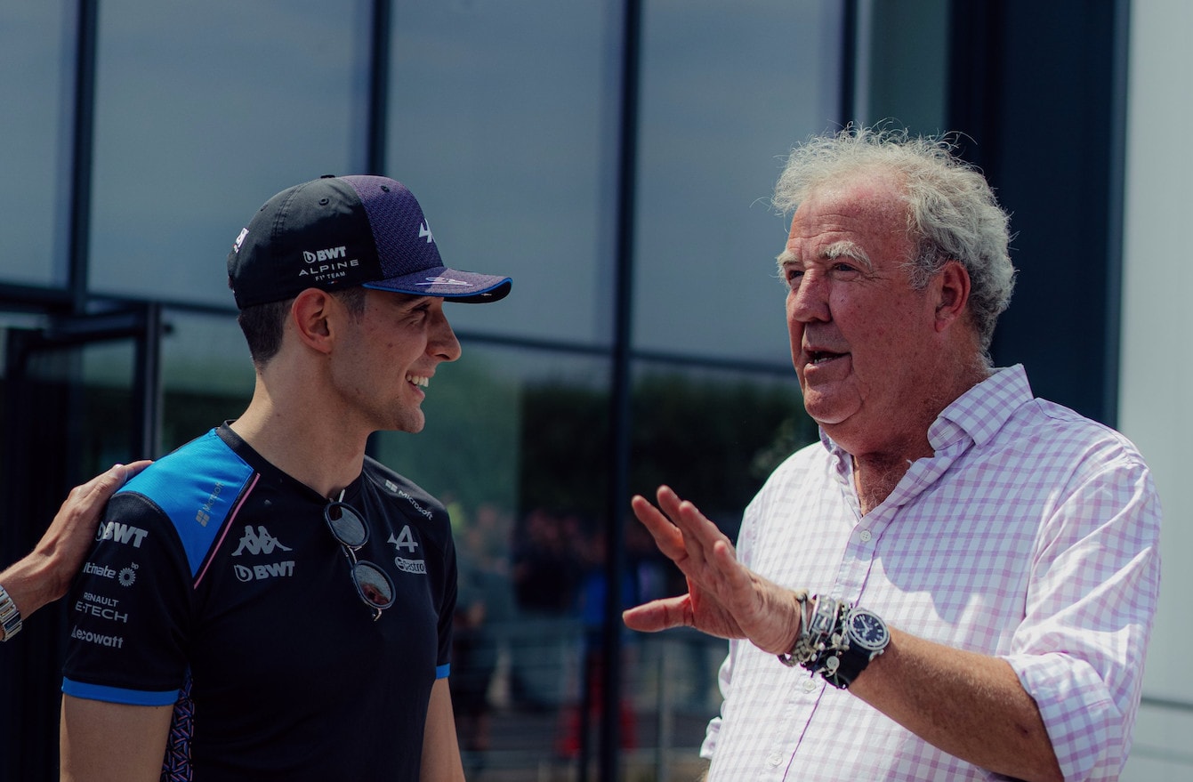 Alpine, festa con Jeremy Clarkson per il podio a Monaco