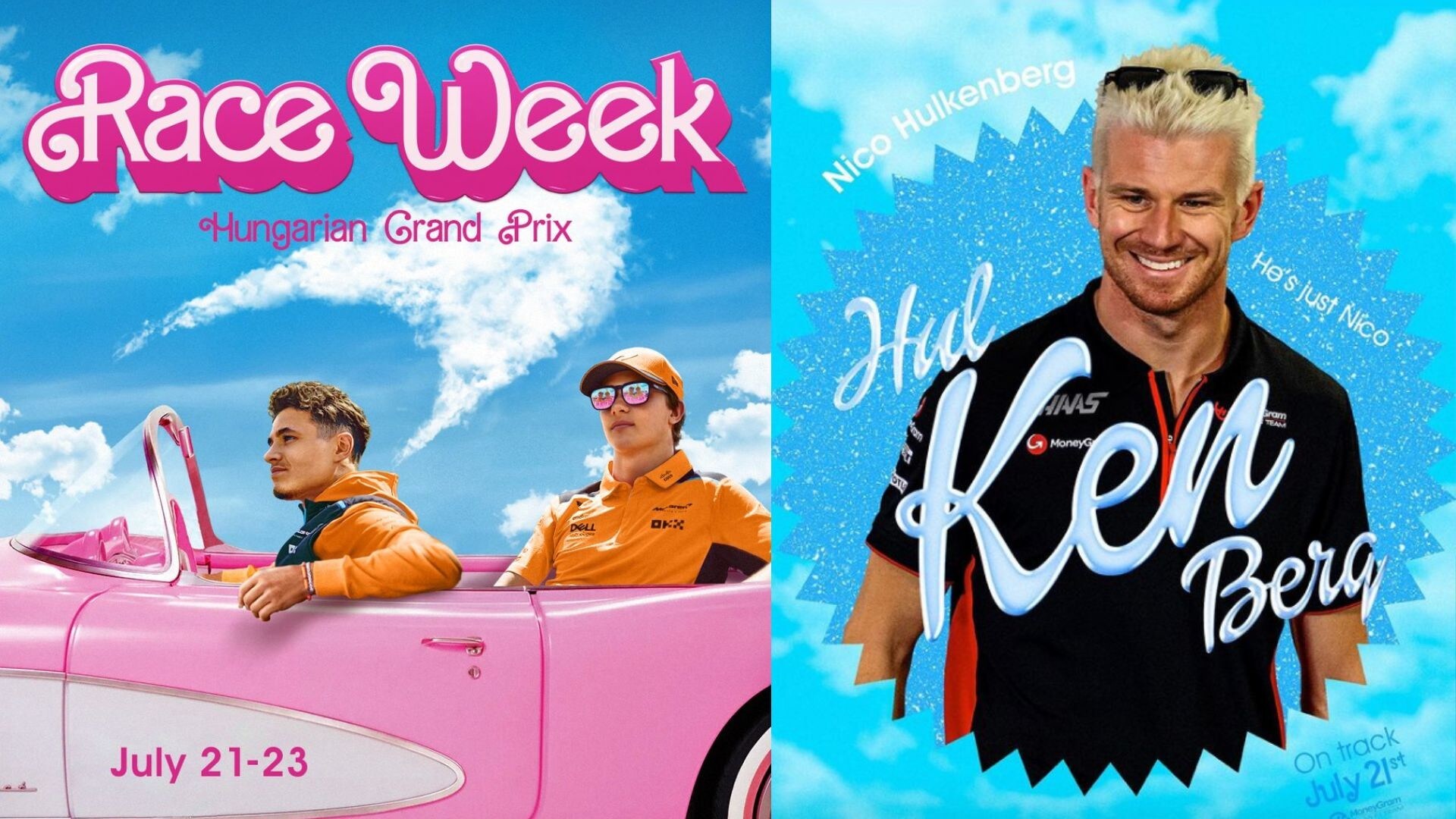 Barbie o Oppenheimer? L'ironia social dei team F1 sui film del momento