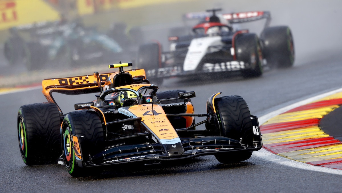 McLaren troppo carica in Belgio, Norris sorpreso del 7° posto