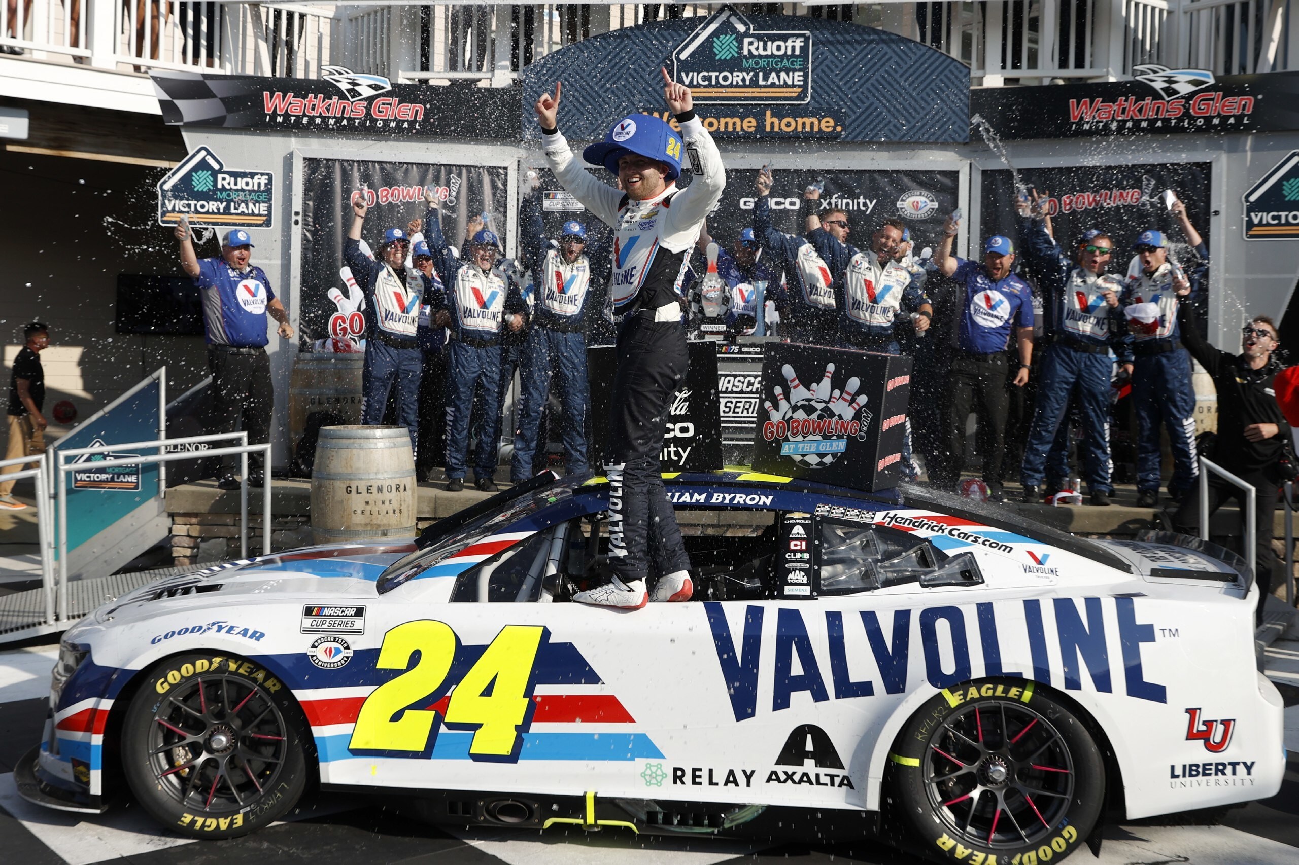 Nascar: a Watkins Glen quinta vittoria di Byron