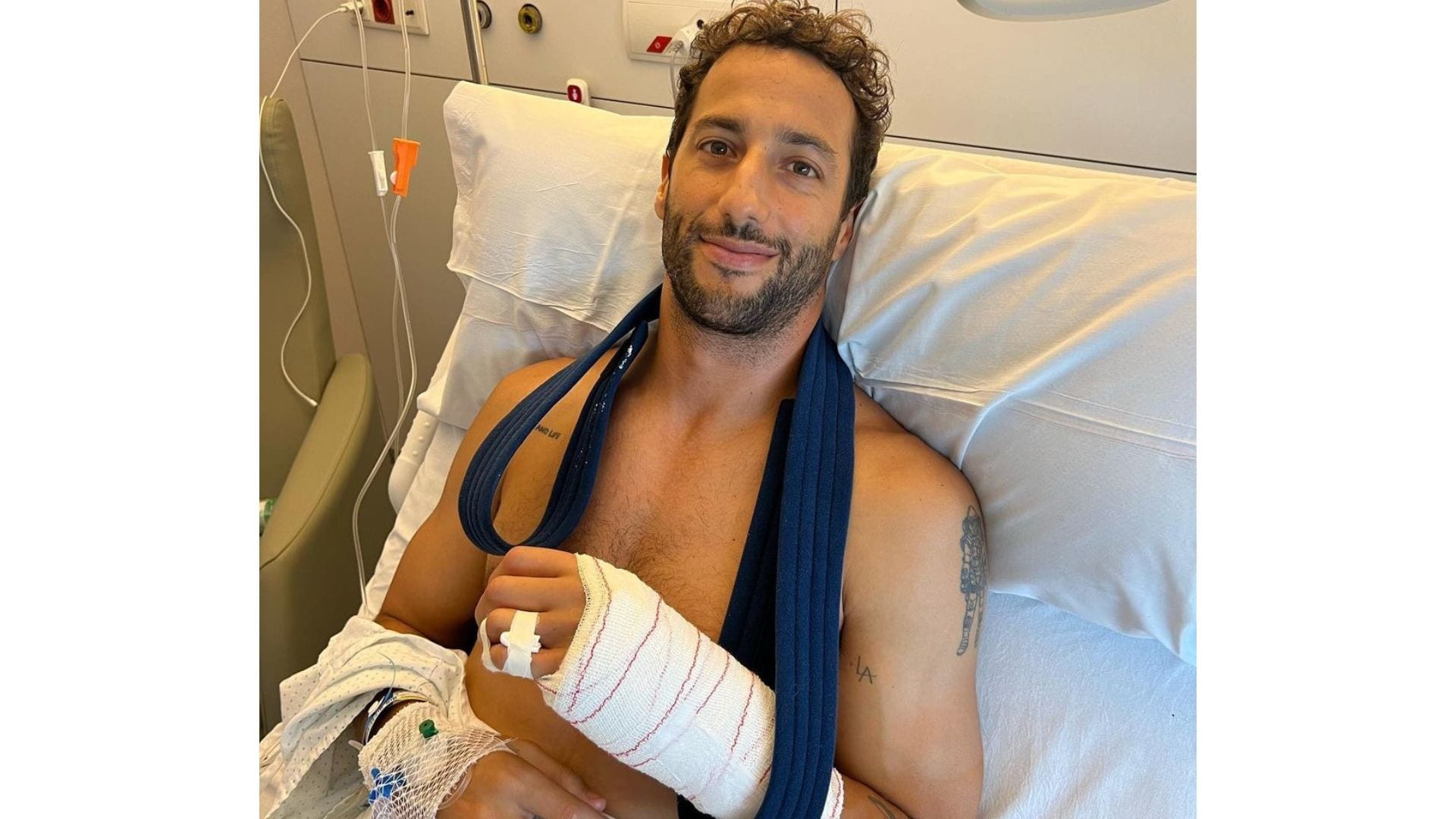 Ricciardo operato alla mano: il messaggio ai tifosi