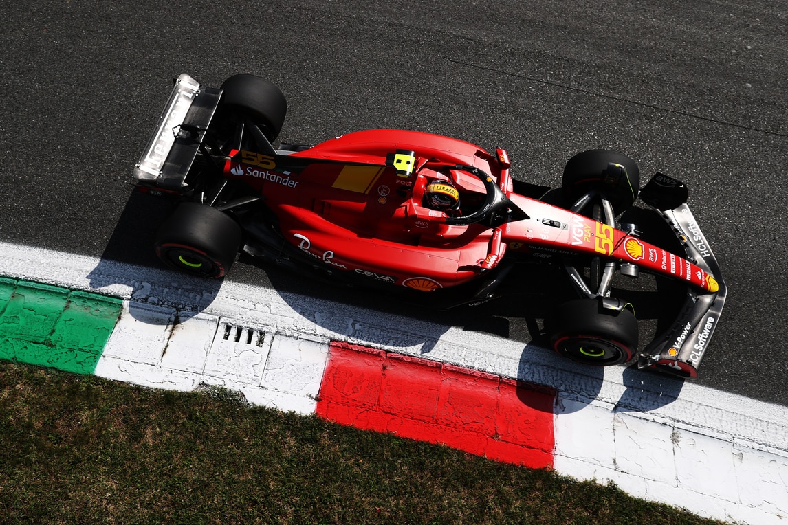 GP Italia, FP3: Sainz al top, Verstappen a meno di un decimo