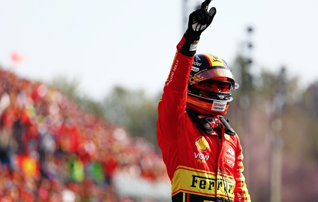 GP Italia, qualifiche: urlo Sainz, è pole position! Poi Verstappen e Leclerc
