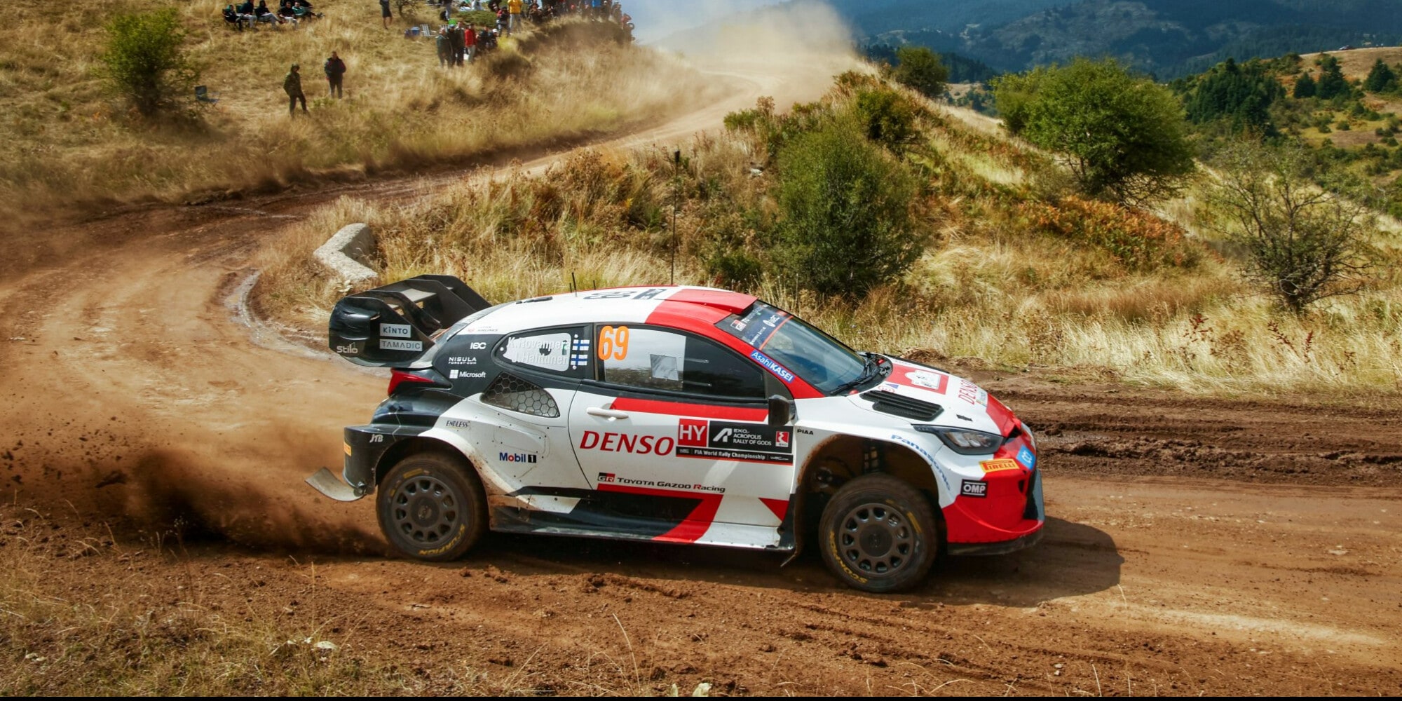 WRC Acropolis, Rovanpera nuovo leader in Grecia