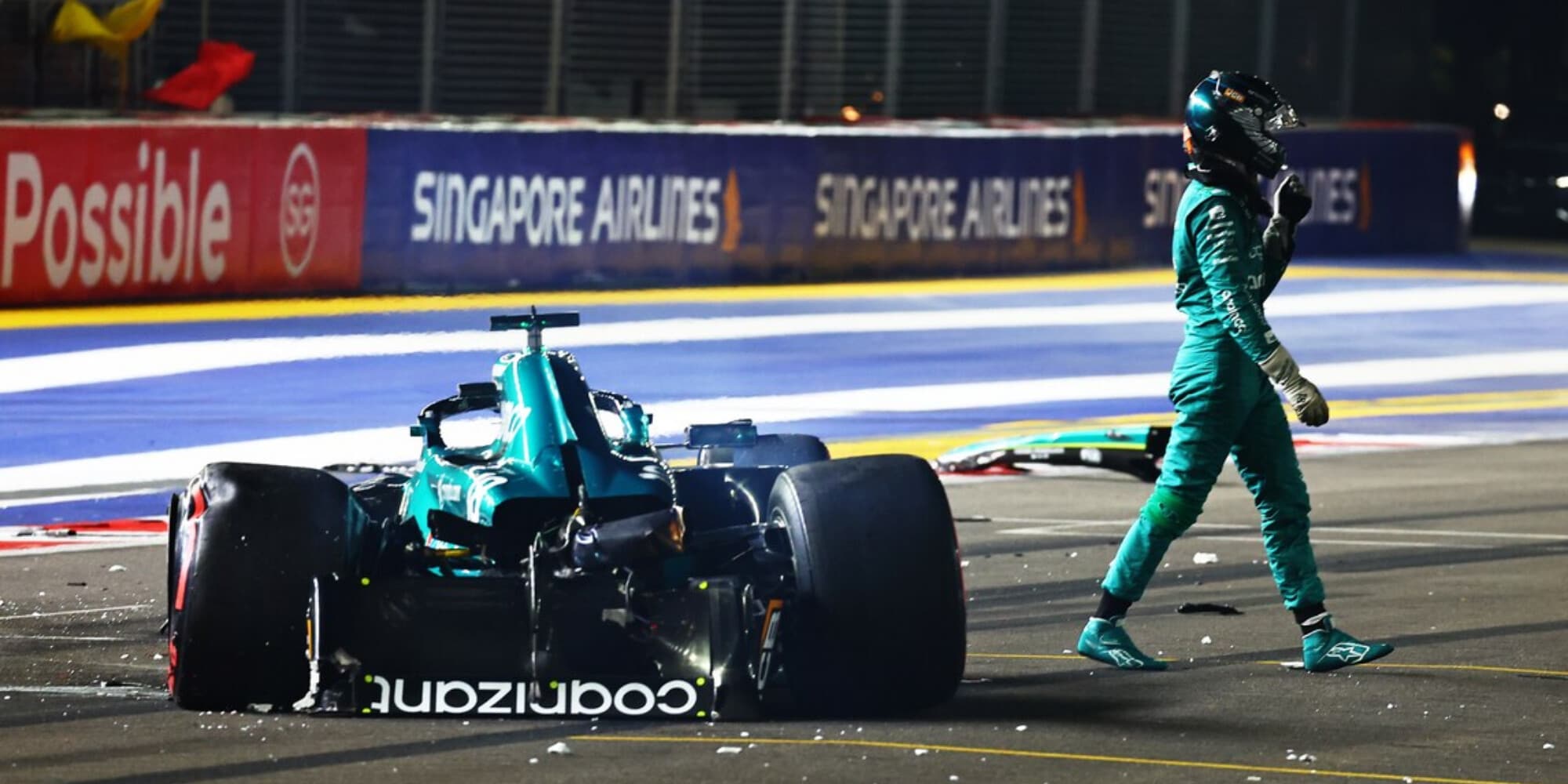 GP Giappone, Stroll di nuovo in pista dopo l'incidente di Singapore