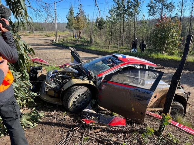 WRC Cile, Evans è in testa, brutto incidente per Lappi