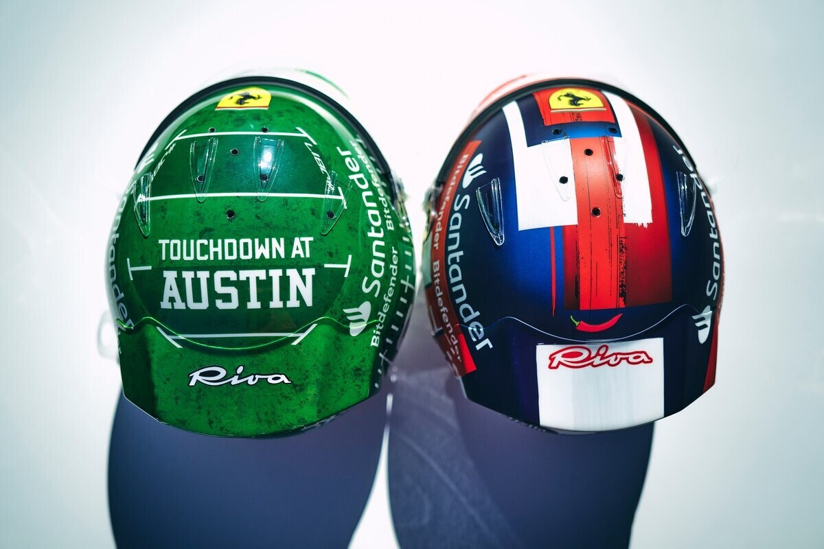 GP USA, i caschi speciali per la gara in Texas
