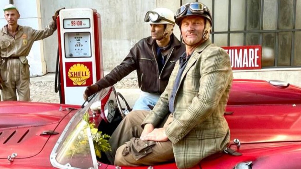 Erik Haugen attore del film “Ferrari” salta la prima per la Targa!