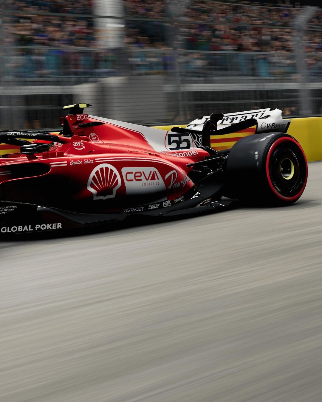 Ferrari SF-23, la livrea speciale per il GP di Las Vegas