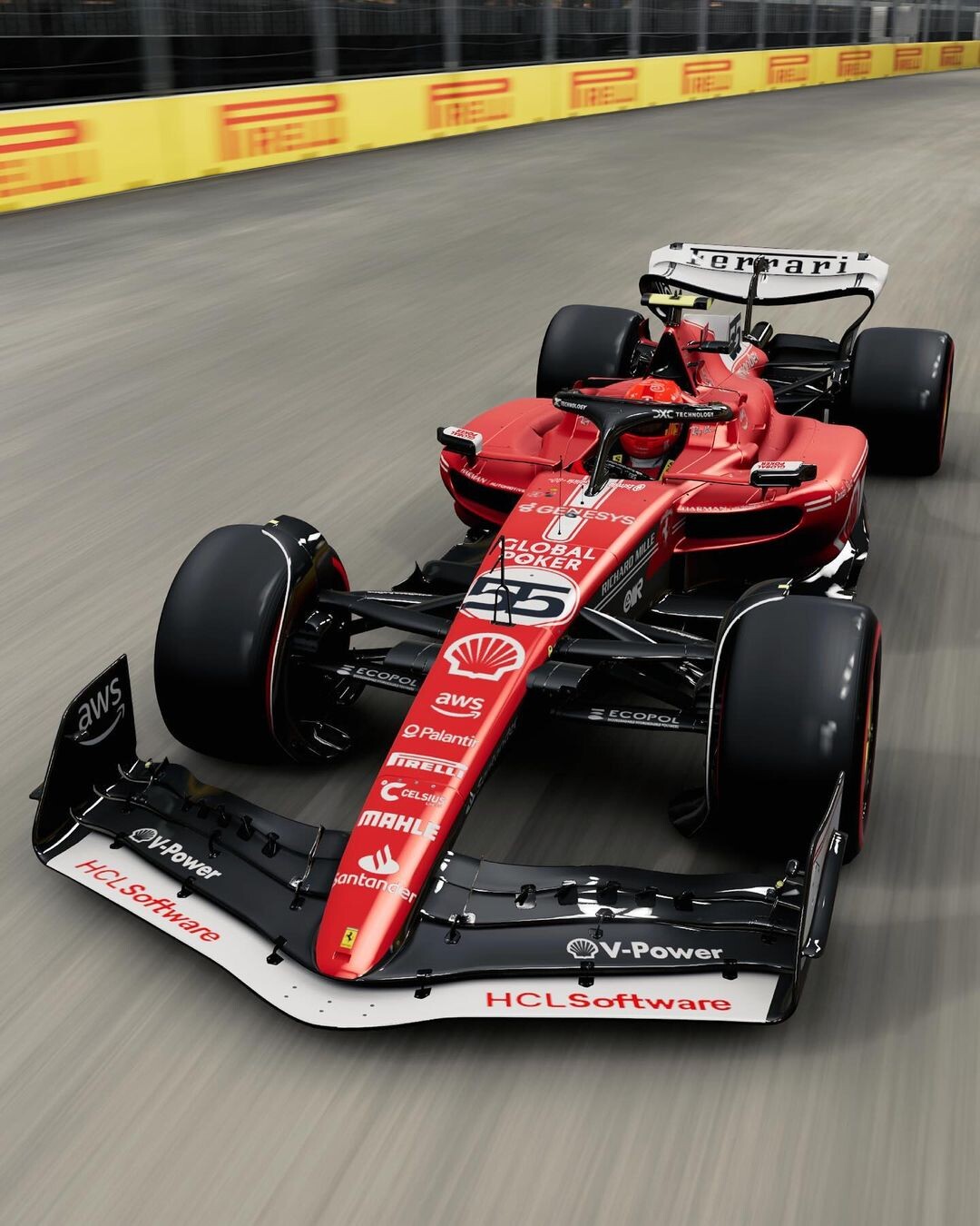 Ferrari SF-23, la livrea speciale per il GP di Las Vegas