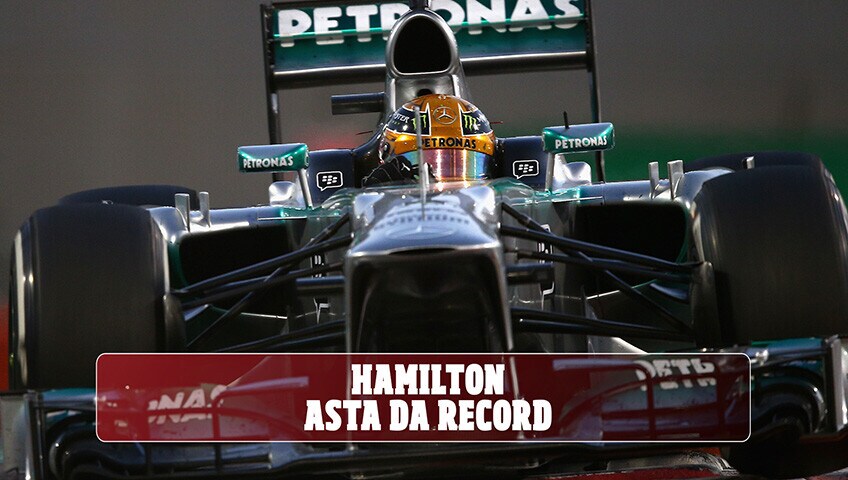 Hamilton, asta da record per la sua Mercedes
