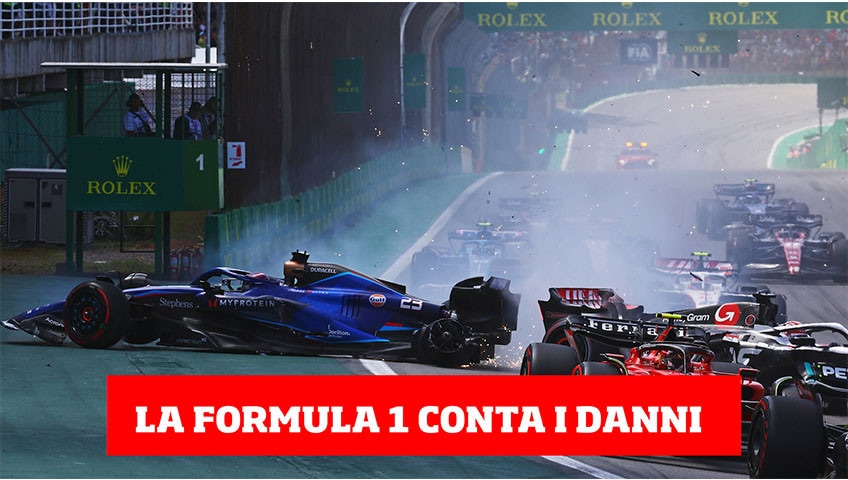 La F1 conta i danni: quanto sono costati gli incidenti del 2023
