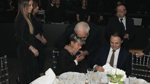 Briatore e Massa: l'abbraccio pacificatore ai Caschi d'Oro di Autosprint