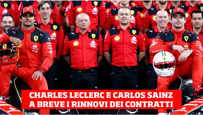 La Ferrari e il prolungamento dei contratti di Leclerc e Sainz