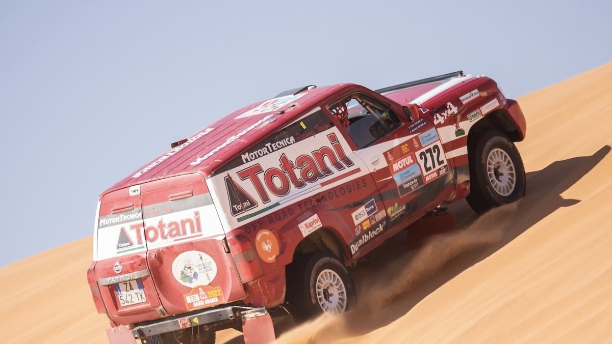 Dakar 2024: il fuoristrada che ribalta un camion, la storia di Silvio e Tito Totani