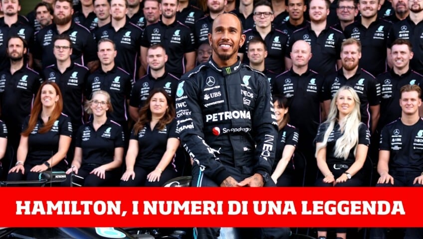 Lewis Hamilton, tutti i numeri del campione della Formula 1