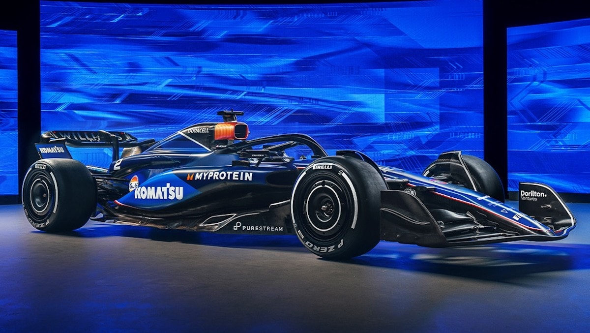 Williams FW46, debuttano i "nuovi" colori: la macchina non ancora