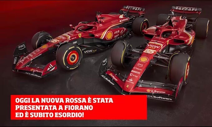Ferrari presenta al mondo la SF-24