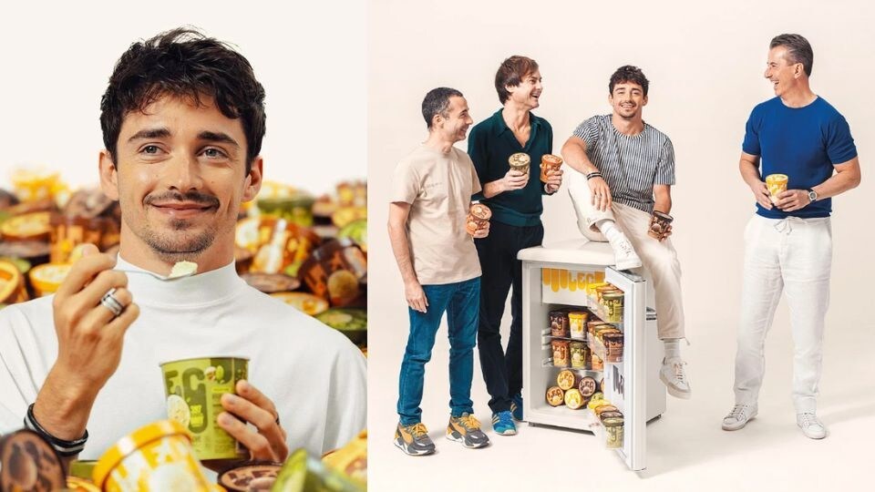 Leclerc lancia il suo nuovo brand di gelati aspettando il GP di Cina