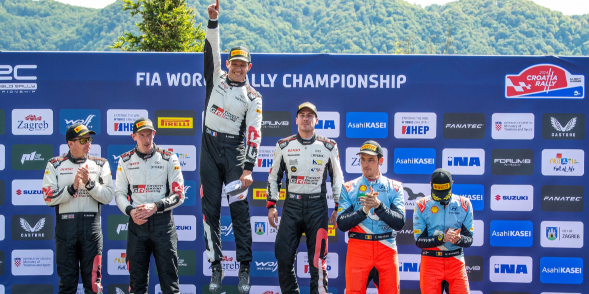 WRC Croazia, Toyota sbaraglia tutti: la vittoria è di Ogier