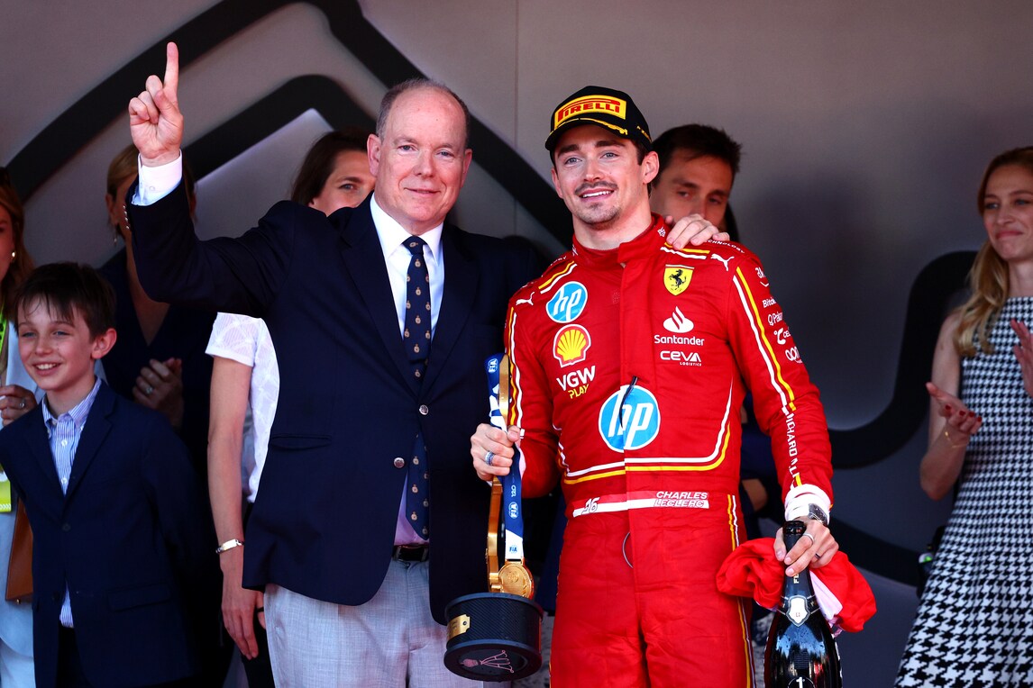 Ferrari, il trionfo di Leclerc nel GP di Monaco